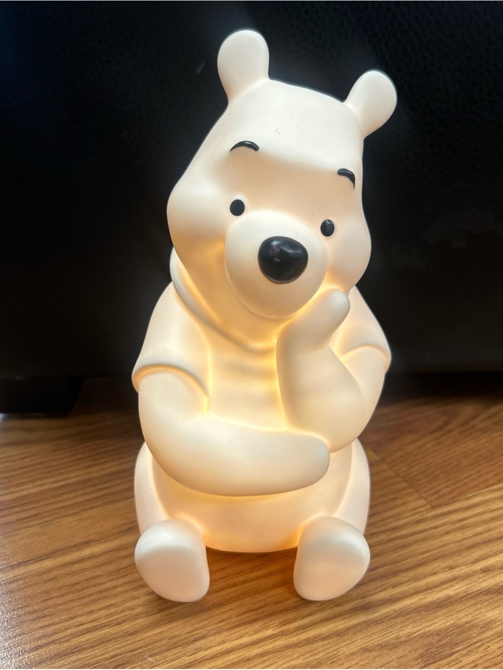 Disney Winnie The Pooh Light Up Bear Vinyl Figure Nightlight Toy 8” TESTED WORKS